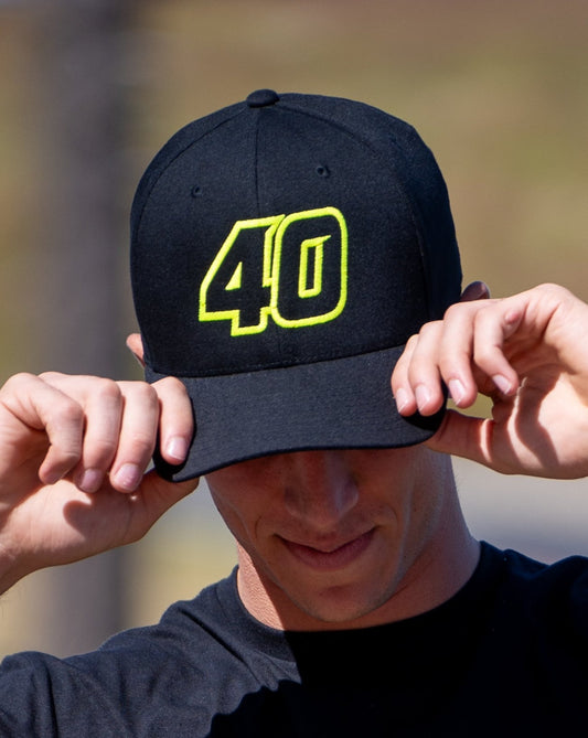 Black "40" Hat